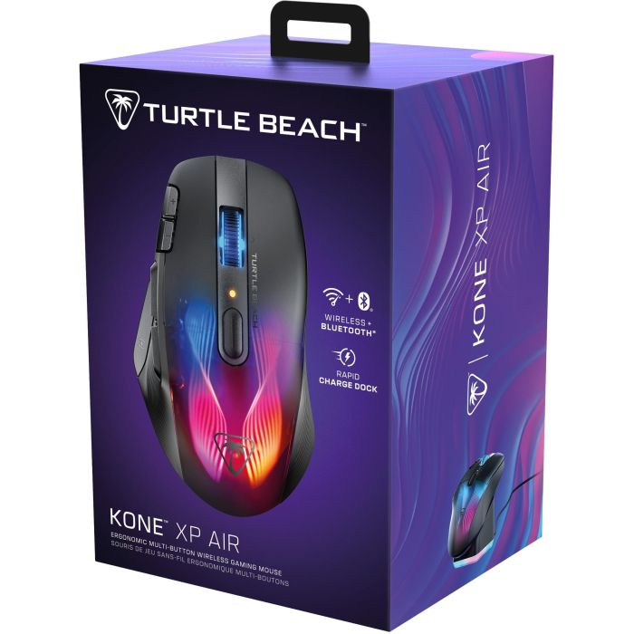 Turtle Beach TUR0731855711000 Kone XP Air Ratón gaming inalámbrico con estación de carga, Negro. 2
