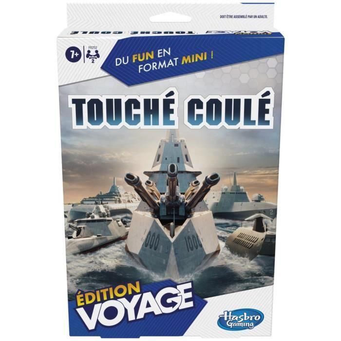 Touché hundido Voyage, juego de mesa de viaje para 2 jugadores, juego de viaje, juego infantil, 7 años, Hasbro Gaming 2 Touché hundido Voyage, juego de mesa de viaje para 2 jugadores, juego de viaje, juego infantil, 7 años, Hasbro Gaming 2