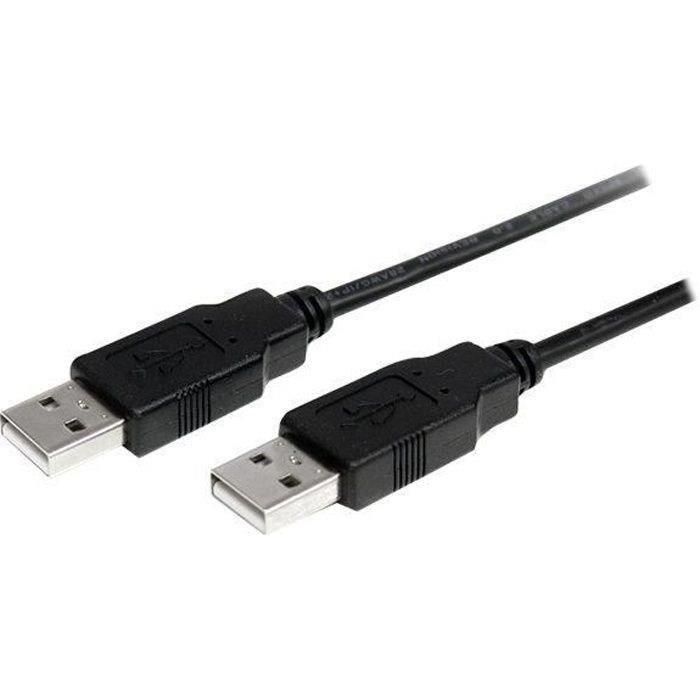 Cable USB Startech USB2AA2M Negro Verde 2 m