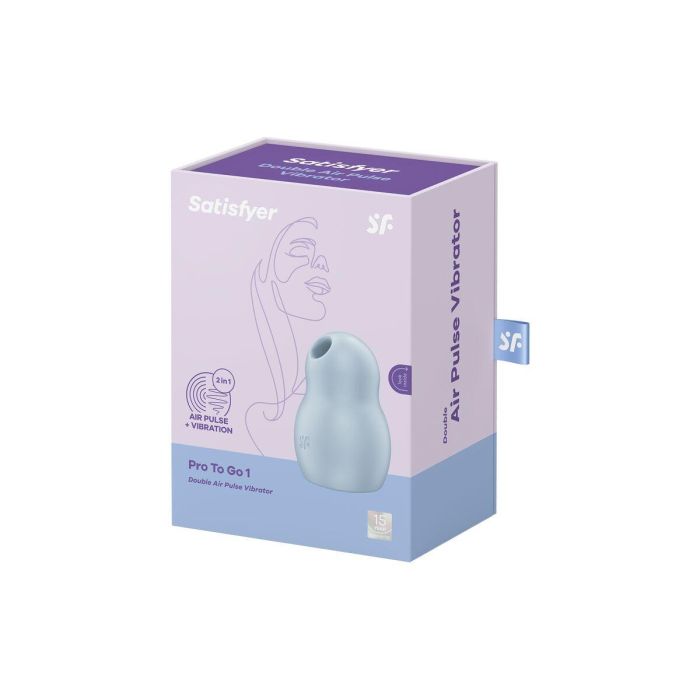 Succionador de Clítoris Satisfyer Pro To Go 1 Azul 1 Succionador de Clítoris Satisfyer Pro To Go 1 Azul 1