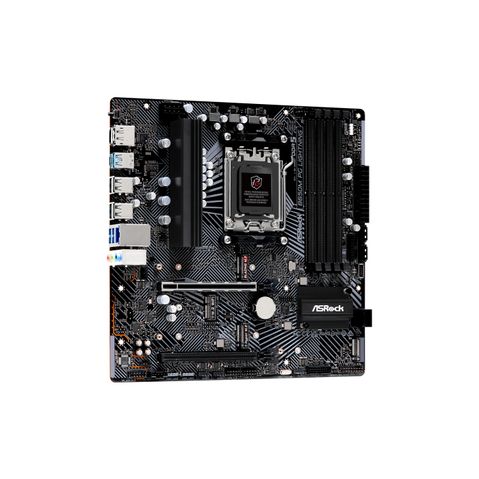 Asrock B650M PG Lightning AMD B650 Zócalo AM5 micro ATX 3 Asrock B650M PG Lightning AMD B650 Zócalo AM5 micro ATX 3