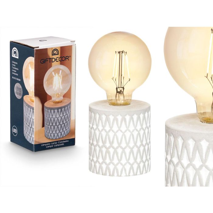 Lampara Led Base Formas Giftdecor 8X19CM (8 Unidades) Lampara Led Base Formas Giftdecor 8X19CM (8 Unidades)