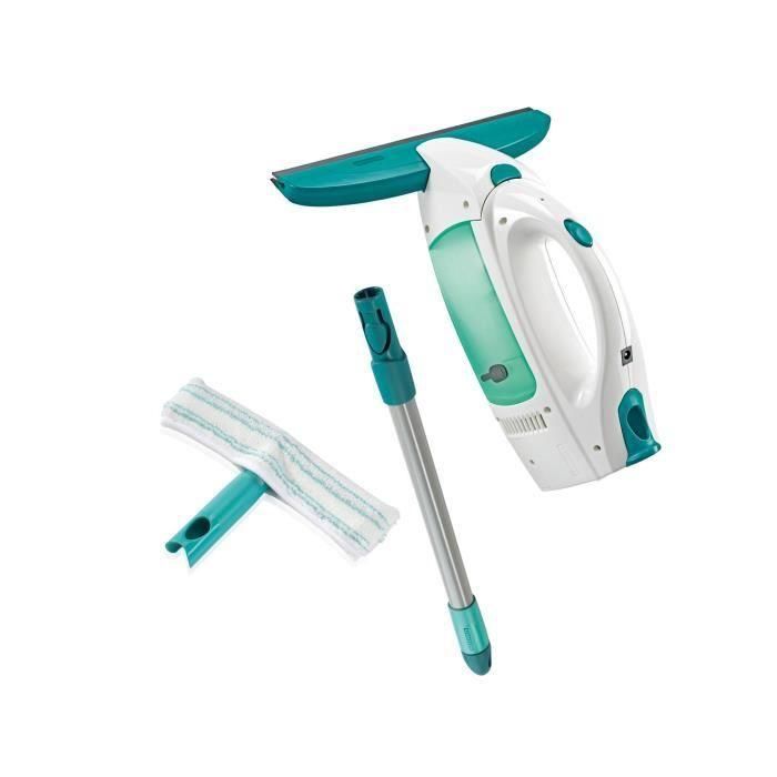 Leifheit 51003 kit de aspiradora de ventanas Dry & Clean con mango y limpiador, limpiador de ventanas sin rayas, limpiador de ventanas multiusos Leifheit 51003 kit de aspiradora de ventanas Dry & Clean con mango y limpiador, limpiador de ventanas sin rayas, limpiador de ventanas multiusos