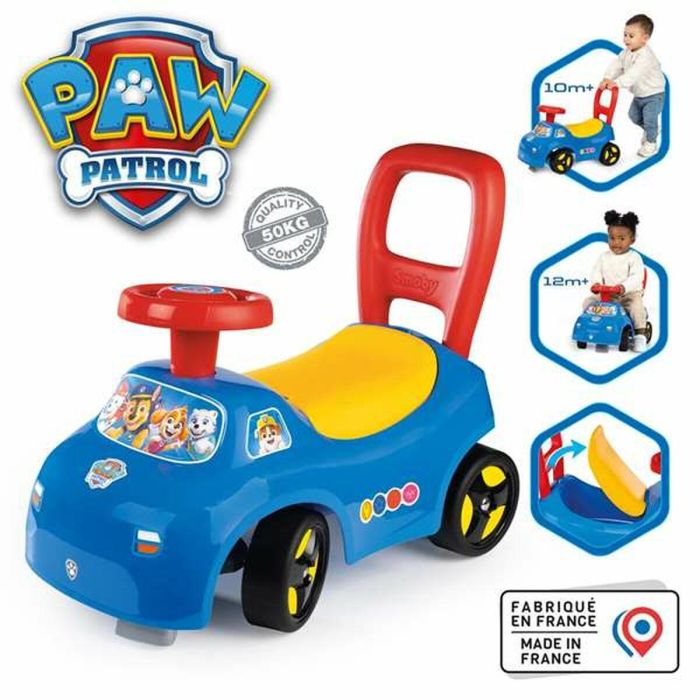 Smoby - Portabebés 2 en 1 - Patrulla Canina - Caja bajo el sillín + bocina - A partir de 10 meses - Fabricado en Francia 6 Smoby - Portabebés 2 en 1 - Patrulla Canina - Caja bajo el sillín + bocina - A partir de 10 meses - Fabricado en Francia 6