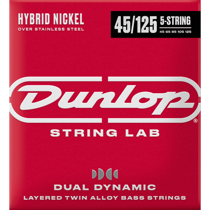 Juego Bajo Eléctrico Nickel Dual Dinamic Hybrid 5St. 45-125 2 Juego Bajo Eléctrico Nickel Dual Dinamic Hybrid 5St. 45-125 2