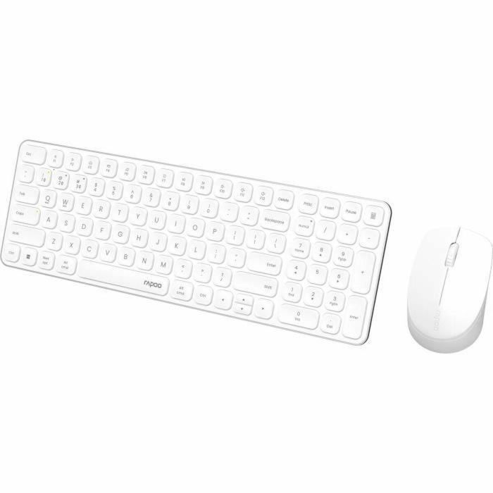 Rapoo 9310M Conjunto Teclado y Ratón Inalámbrico Multimodo Ultrafino - Blanco 3 Rapoo 9310M Conjunto Teclado y Ratón Inalámbrico Multimodo Ultrafino - Blanco 3