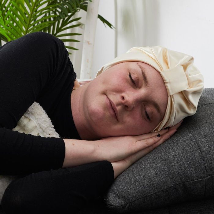 Gorro Dormir Satén Cosmetic Club 1