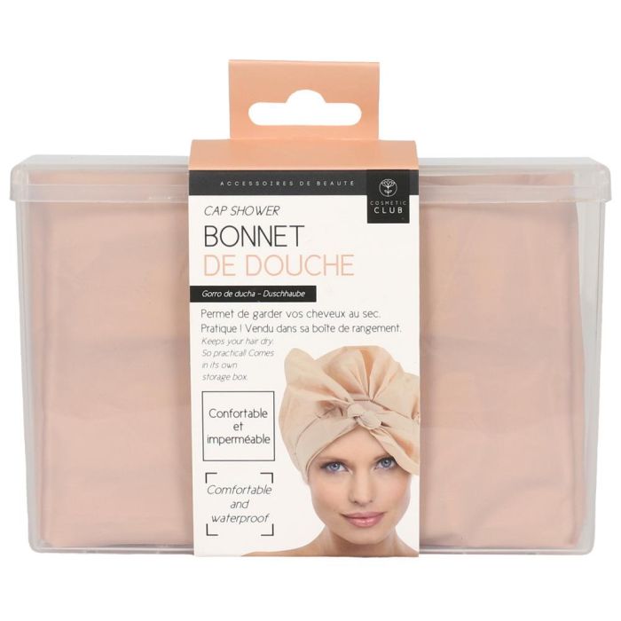 Gorro Baño Con Caja Soporte Cosmetic Club