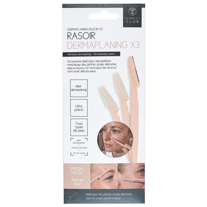 Juego De 3 Rasuradora Facial Cosmetic Club