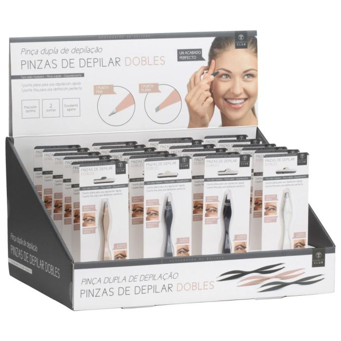 Pinzas Depilación Doble Funció Cosmetic Club 5