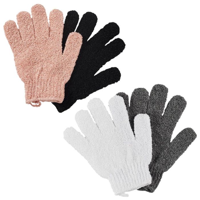 Set 2 Guantes Exfoliantes Cosmetic Club 2