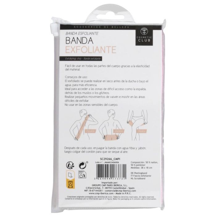 Banda Exfoliante Cosmetic Club 38x18 cm 4