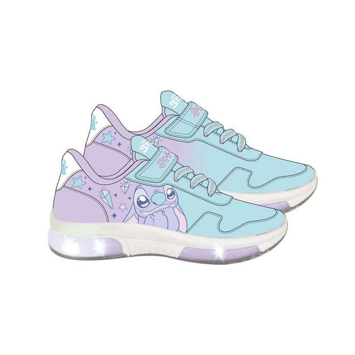Deportiva suela pvc con luces stitch t029 Deportiva suela pvc con luces stitch t029