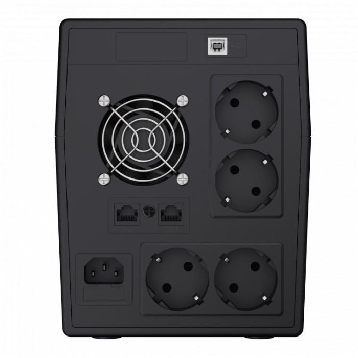 Green Cell UPS04 SAI Linea Interactiva 1500VA 900W Onda Senoidal 230V Proteccion Sobretension 5 Salidas Tipo F USB 1 Green Cell UPS04 SAI Linea Interactiva 1500VA 900W Onda Senoidal 230V Proteccion Sobretension 5 Salidas Tipo F USB 1