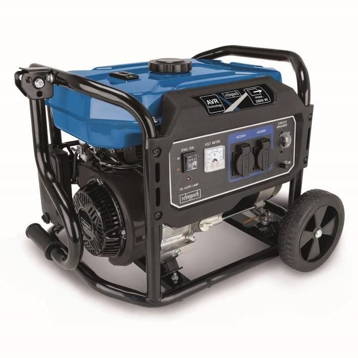 Generador SCHEPPACH SG3200x - Potencia máxima 2800W - Gasolina - Azul Generador SCHEPPACH SG3200x - Potencia máxima 2800W - Gasolina - Azul