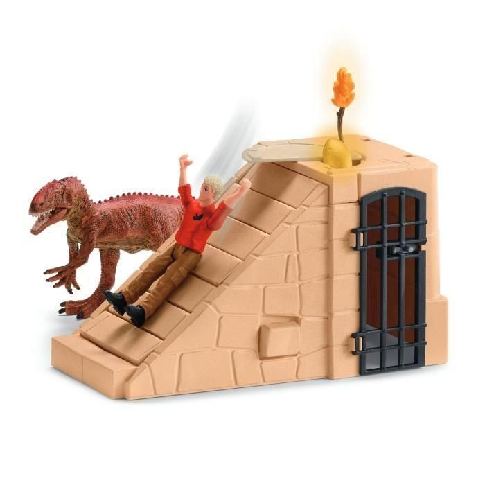 Gran Conquista del Templo Perdido, Set de figuras, SCHLEICH 42656 Dinosaurios, 4 años 4