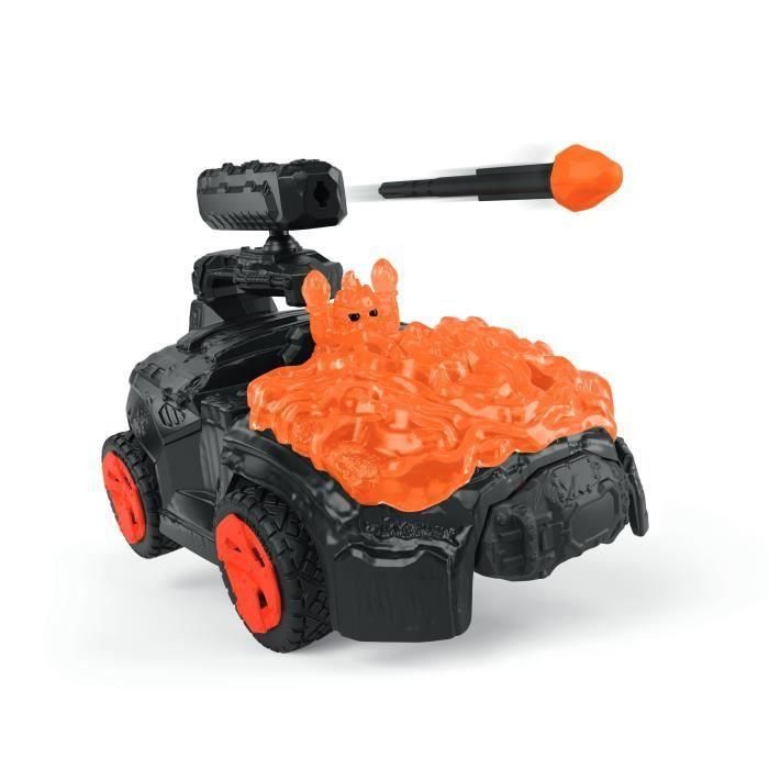 SCHLEICH - 42668 ELDRADOR CREATURES Lava Crashmobile con Mini Criatura - Set de coches con figura fantástica 1