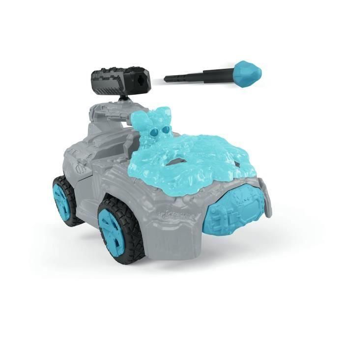 SCHLEICH - 42669 ELDRADOR CREATURES Ice Crashmobile con Mini Creature - Set de coches con figura fantástica 1