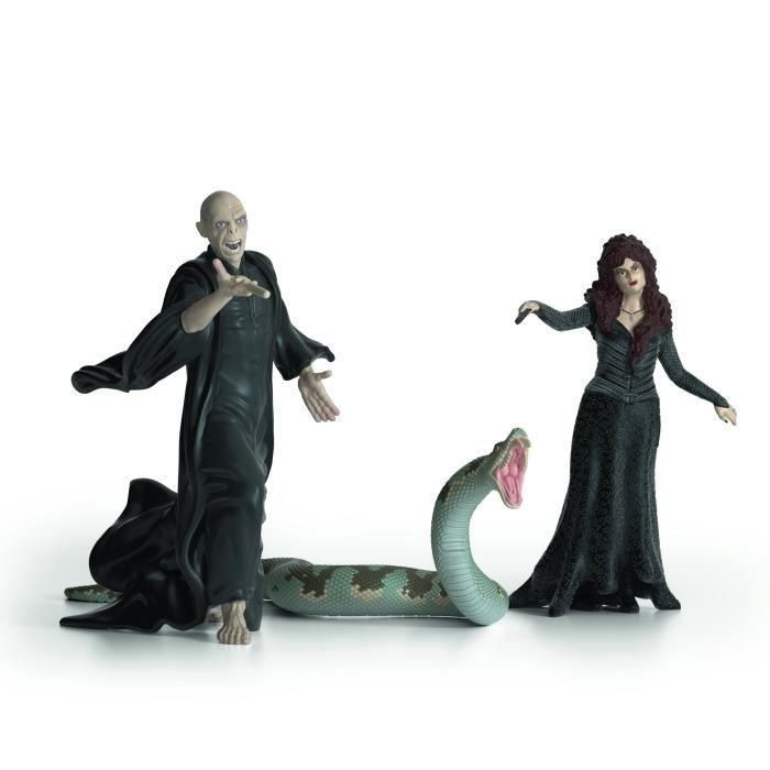 SCHLEICH- Caja Voldemort Nagini y Bellatrix- 42684- Gama Harry Potter