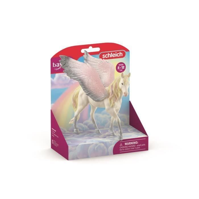 Figura de Pegaso alado - Con alas y melena brillantes - Figura de caballo divertida y duradera - Regalo para niños a partir de 5 años 1