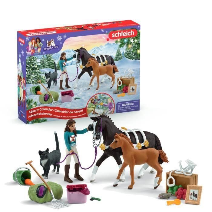 Calendario de Adviento Horse Club, SCHLEICH 99092 Club, 24 súper sorpresas para los fanáticos de los caballos