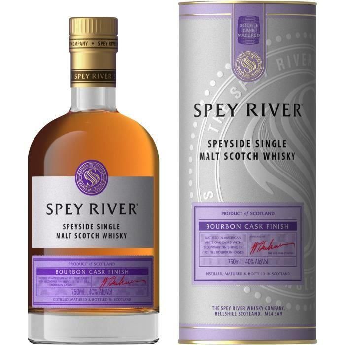 SPEY RIVER Whisky Bourbon Cask Finish - 70CL - 40%