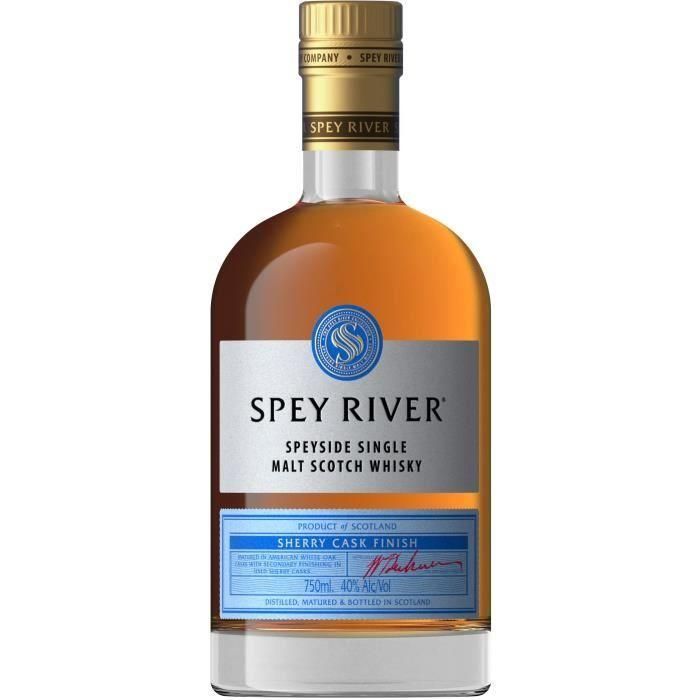 SPEY RIVER Whisky Sherry acabado en barrica - 70CL - 40% 2