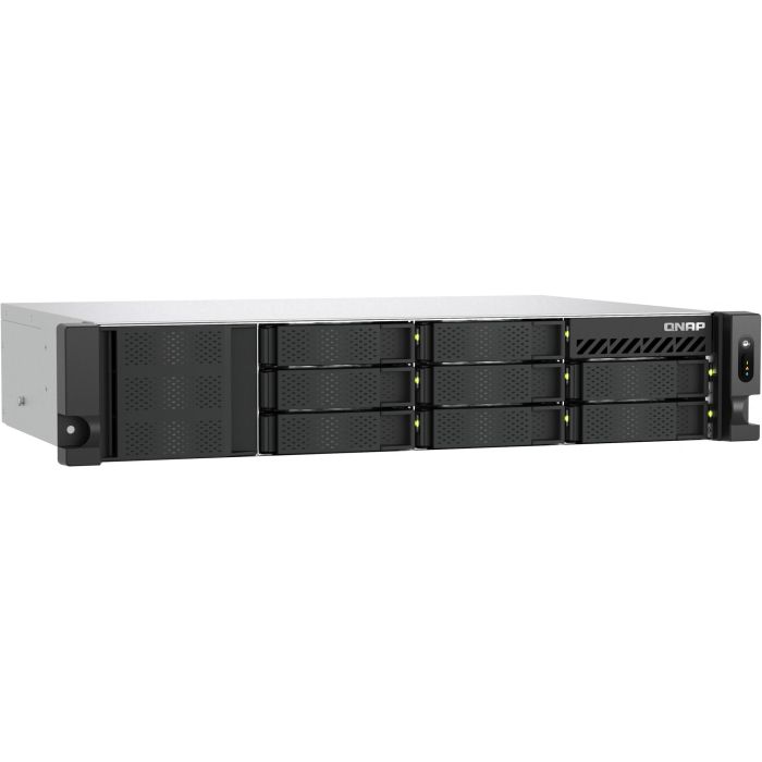 QNAP TS-855eU-8G NAS Rackmount de 8 bahías con Procesador Intel Atom C5125, 8GB RAM y 2x2.5GbE 8