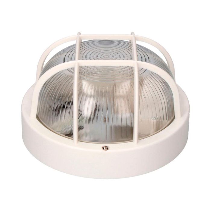 Aplique redondo blanco 1xe27 40 W ø18,5x10,4cm modelo tarragona ip54 . 1 Aplique redondo blanco 1xe27 40 W ø18,5x10,4cm modelo tarragona ip54 . 1
