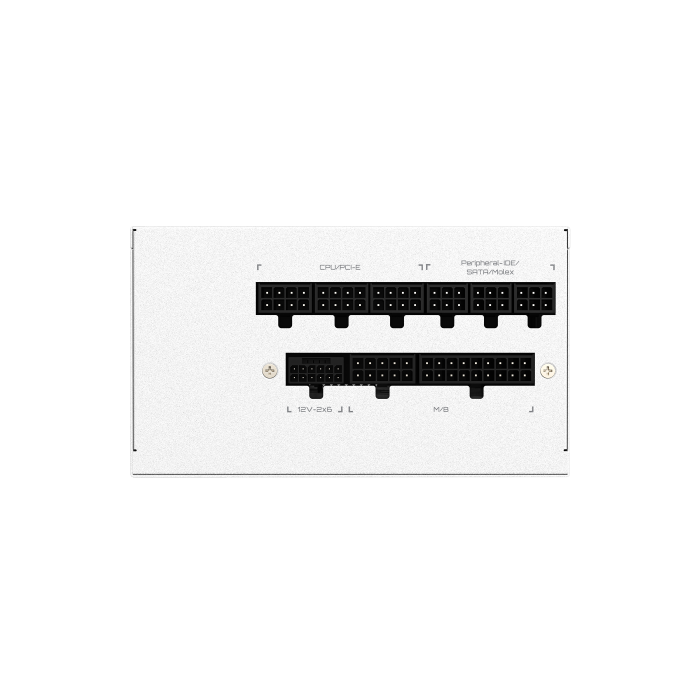 GIGABYTE UD1000GM PG5 V2 ICE Fuente de Alimentación 1000W 80 PLUS Gold ATX 3.1 Modular Color Blanco 6