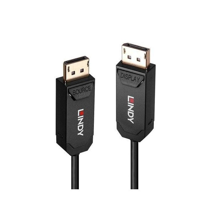 Lindy 20m Fibre Optic Hybrid DP 2.0 UHBR10 Cable 0 Lindy 20m Fibre Optic Hybrid DP 2.0 UHBR10 Cable 0