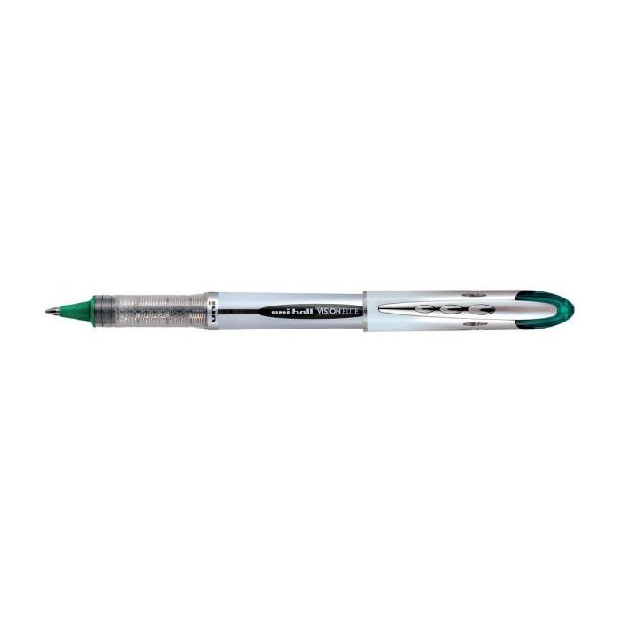 Uni-Ball UB VISION ELITE Bolígrafo de tinta roller Vision Elite 0.8 mm, retráctil, azul, con clip, 1 unidad