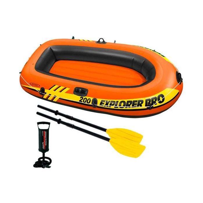 Barca hinchable explorer pro 200 196x102x33 cm con remos y bomba (+ 6 años)