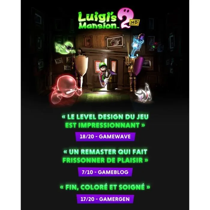 Nintendo Luigi's Mansion 2 HD NINLUIGIMANSION2 Juego para Nintendo Switch 1