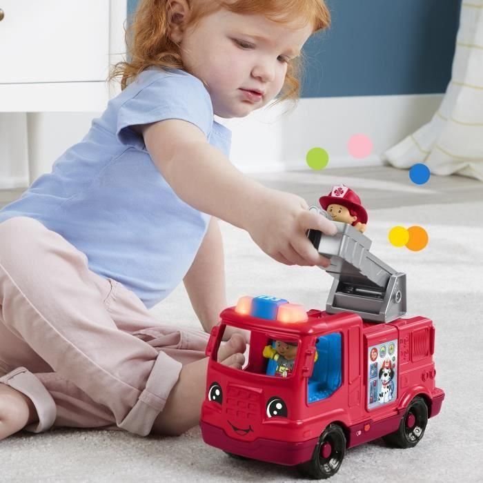 Fisher-Price-Little People-Camión de bomberos versión multilingüe HYR88 5 Fisher-Price-Little People-Camión de bomberos versión multilingüe HYR88 5