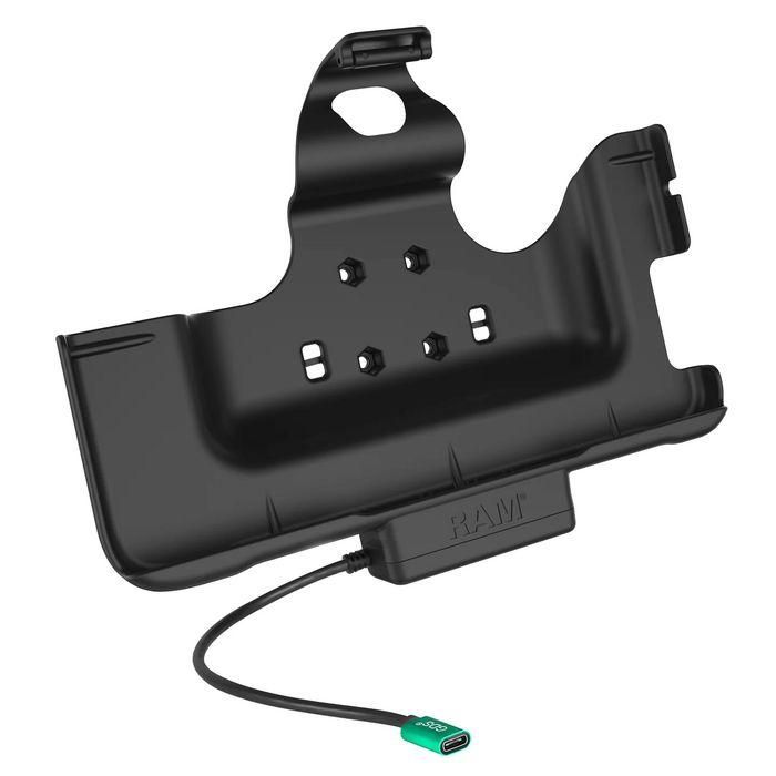 RAM Mounts RAM-HOL-SAM52CPU Base alimentada USB-C para Samsung Galaxy Tab Active4 Pro y Tab Active Pro con Pogo Pins 1