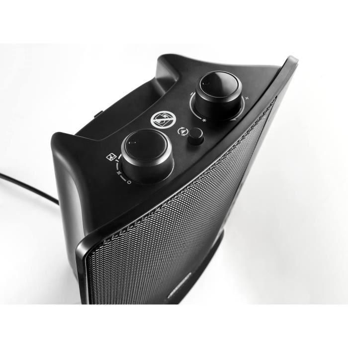 DELONGHI DCH7032 2200 vatios Calentador de ventilador de cerámica móvil - Ventilador - 3 potencias - Sistema de silencio 1 DELONGHI DCH7032 2200 vatios Calentador de ventilador de cerámica móvil - Ventilador - 3 potencias - Sistema de silencio 1