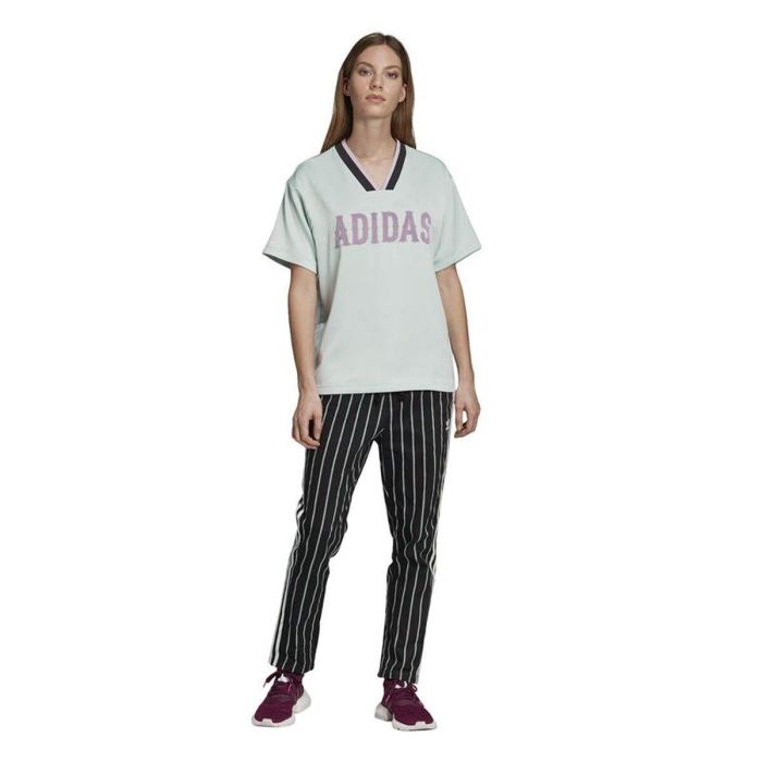 Camiseta de Manga Corta Mujer Adidas Originals Boyfriend Aguamarina S 4