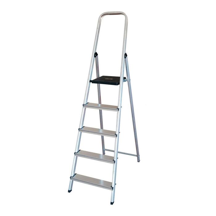 Escalera domestica aluminio 5 peldaños Escalera domestica aluminio 5 peldaños