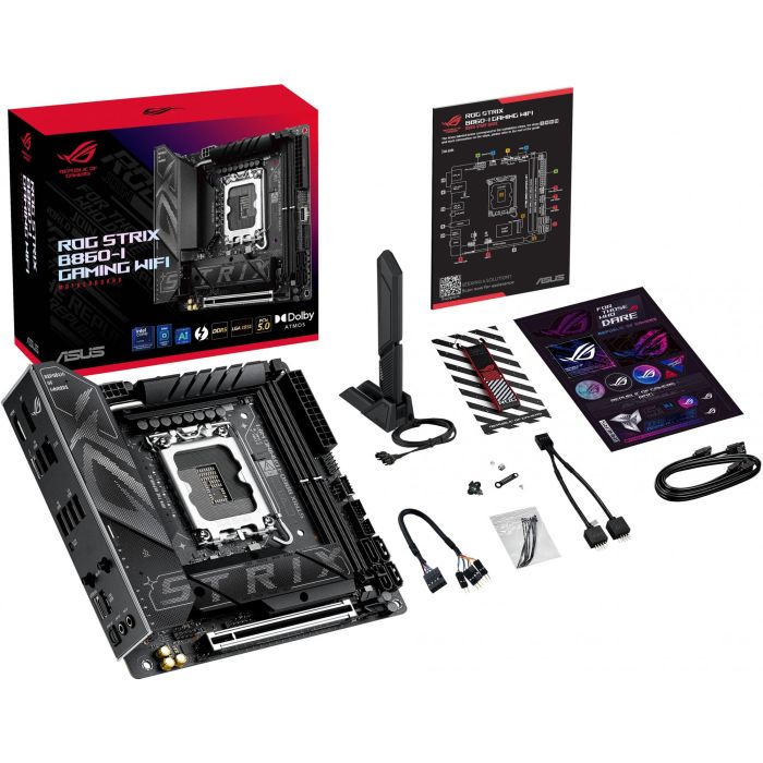 ASUS ROG STRIX B860-I GAMING WiFi Intel B860 LGA 1851 mini ITX DDR5-SDRAM Wi-Fi 7 90MB1JB0-M0EAY0 2