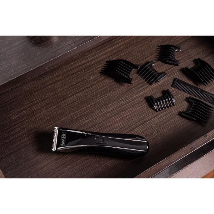 Cortapelos - WAHL - 1911.0467 Lithium Pro LCD Clipper - 6 W - 100 min - 6 peines - Negro 4