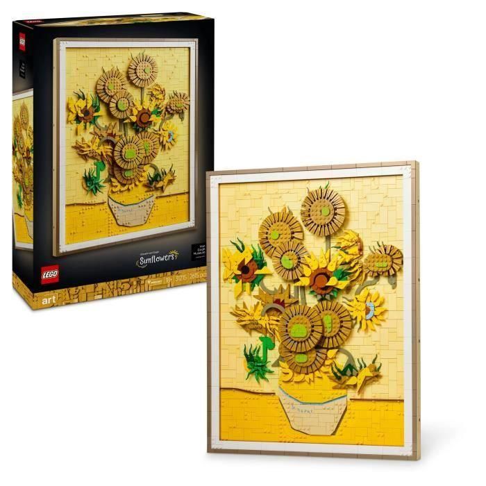 LEGO Art 31215 Set de Construcción Vincent van Gogh Girasoles para Adultos - Arte Mural LEGO Art 31215 Set de Construcción Vincent van Gogh Girasoles para Adultos - Arte Mural