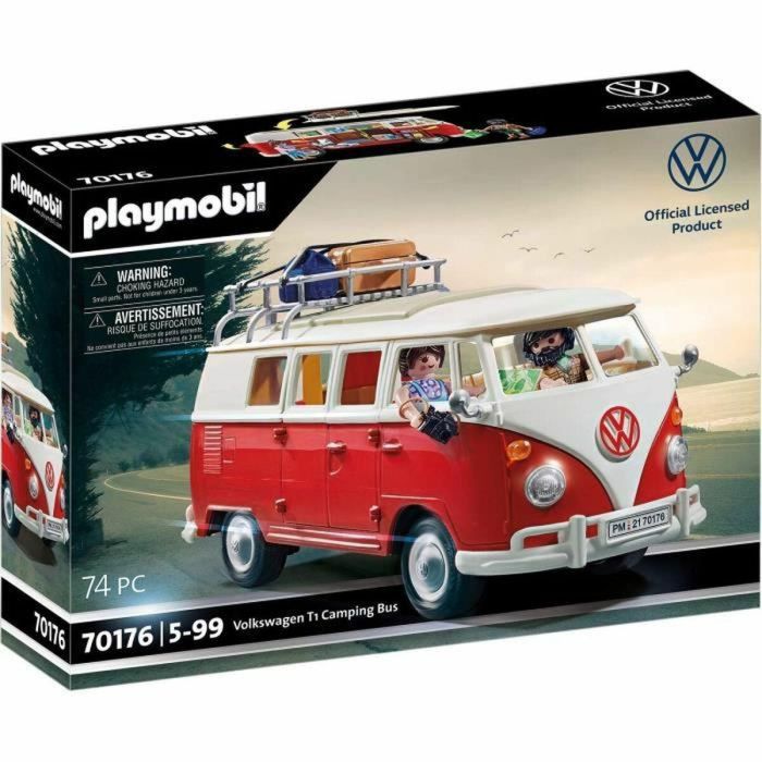 Playmobil Volkswagen T1 Camping Bus con figuras y accesorios, ideal para aventuras 0 Playmobil Volkswagen T1 Camping Bus con figuras y accesorios, ideal para aventuras 0