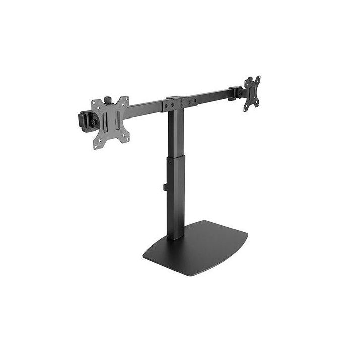 Soporte de Sobremesa para 2 Monitores TooQ DB1727TN-B/ Giratorio/ Inclinable/ hasta 6kg Soporte de Sobremesa para 2 Monitores TooQ DB1727TN-B/ Giratorio/ Inclinable/ hasta 6kg