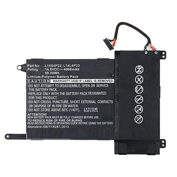CoreParts Laptop Battery for Lenovo 73.15Wh Li-Pol 15.4V 4750mAh Black, Eraser Y700, Eraser Y700 Touch, IdeaPad Y700, IdeaPad Y700 Touch, IdeaPad Y700 17ISK, IdeaPad Y700 15ISK, IdeaPad Y700 15ACZ 1 CoreParts Laptop Battery for Lenovo 73.15Wh Li-Pol 15.4V 4750mAh Black, Eraser Y700, Eraser Y700 Touch, IdeaPad Y700, IdeaPad Y700 Touch, IdeaPad Y700 17ISK, IdeaPad Y700 15ISK, IdeaPad Y700 15ACZ 1