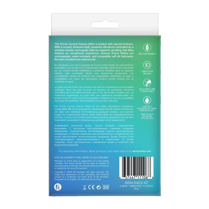 Vibrador realista NS Novelties Colours 2 Vibrador realista NS Novelties Colours 2