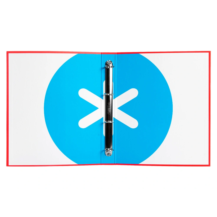 Antartik Carpeta de anillas A4 4/25 mm Roja 5