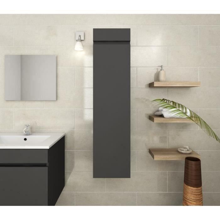 LUNA Columna de baño L 25 cm - Gris mate LUNA Columna de baño L 25 cm - Gris mate