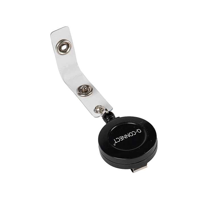 Q-connect Cordón Extensible para Identificador KF14147 con Pinza Metálica, 3x60 cm 1