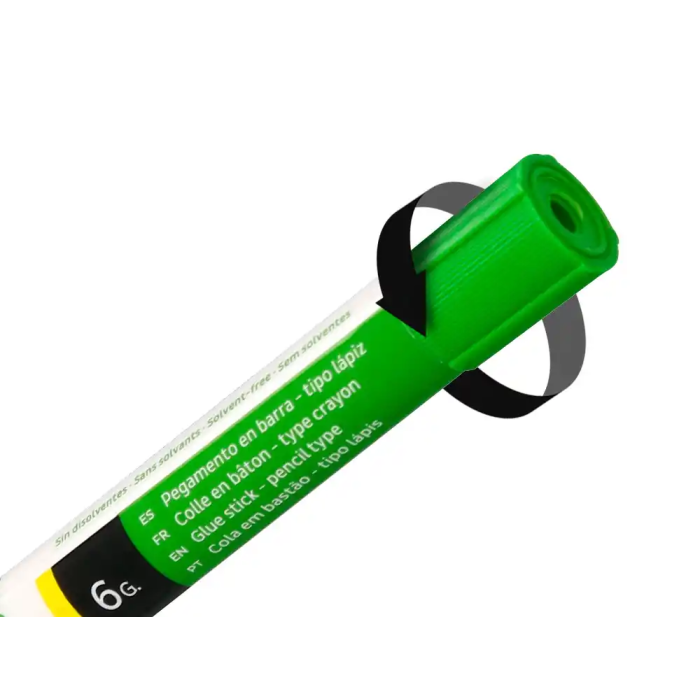Liderpapel Pegamento en Barra 6 gr Bolígrafo con Clip para Oficina y Escolar 4